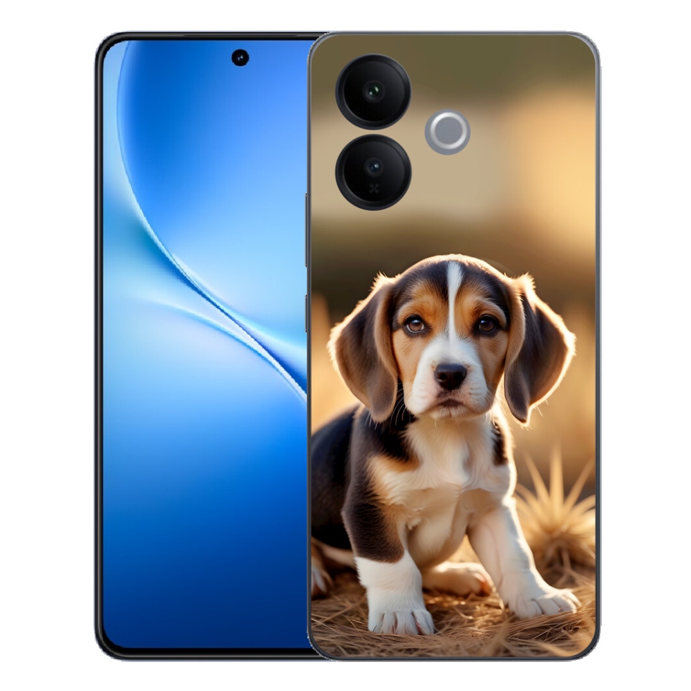 mmCase gél tok a Vivo V70 Lite 5G-hez – aranyos beagle