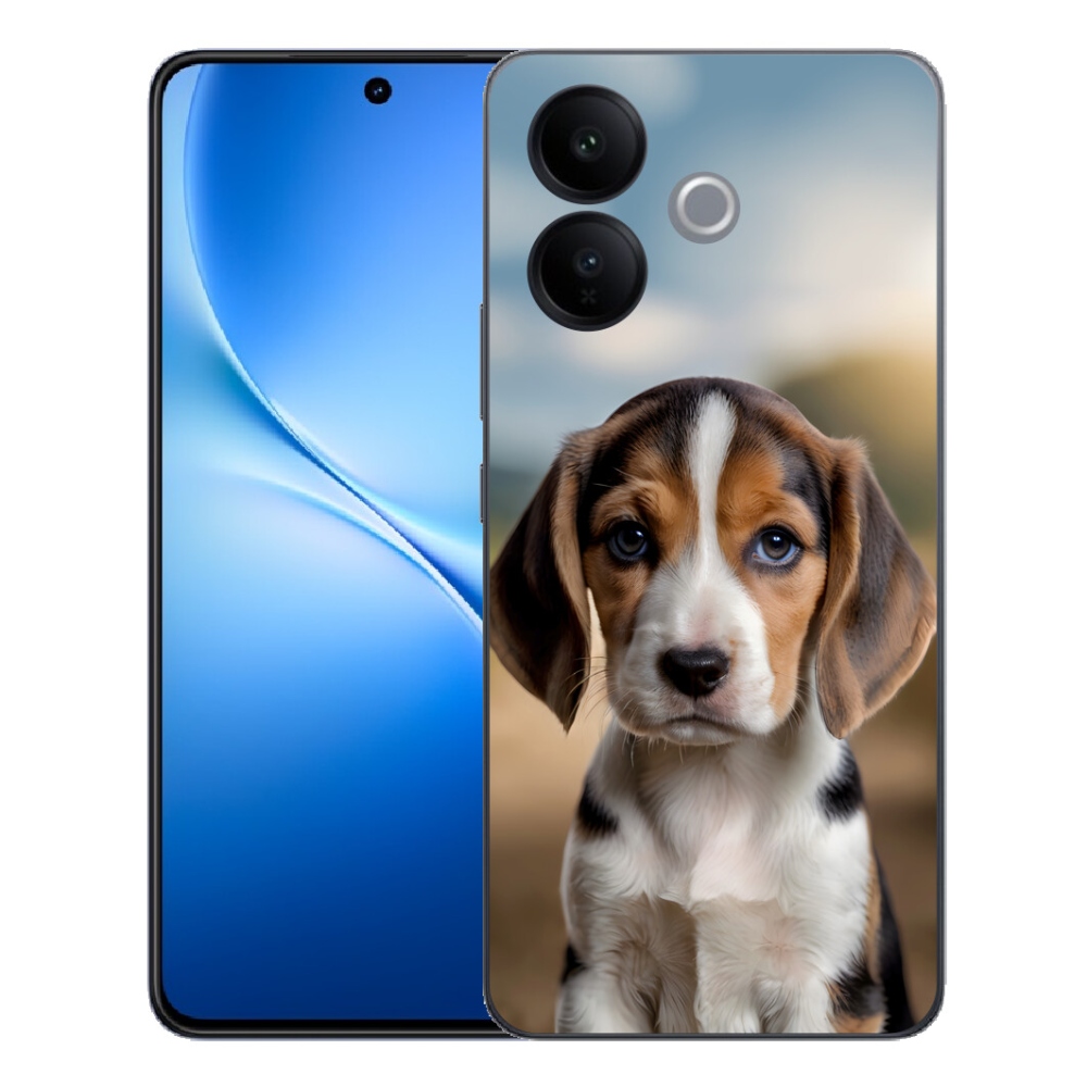 mmCase gél tok a Vivo V70 Lite 5G-hez – aranyos beagle