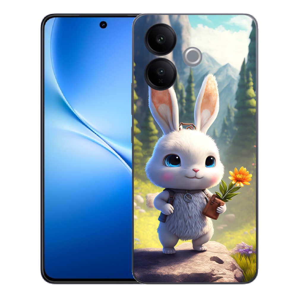 mmCase gél tok a Vivo V70 Lite 5G-hez – aranyos nyuszi