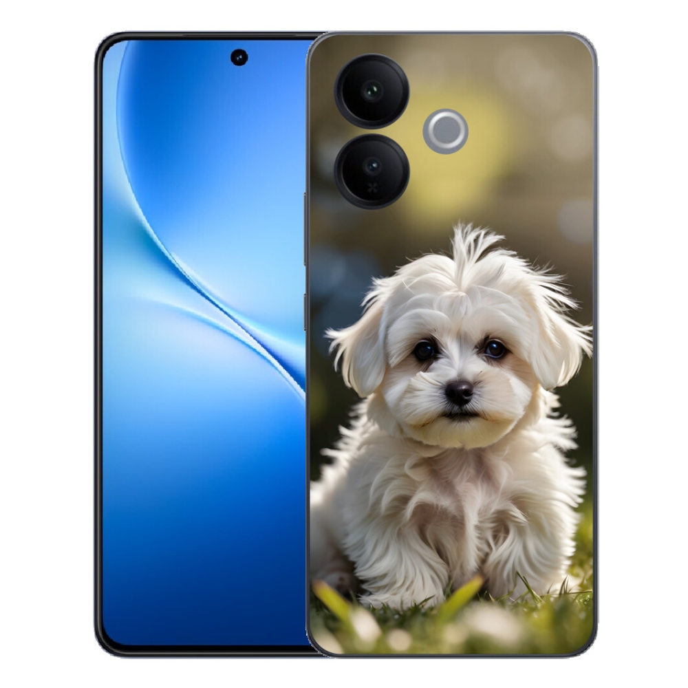 mmCase gél tok a Vivo V70 Lite 5G-hez – aranyos máltai kutyus