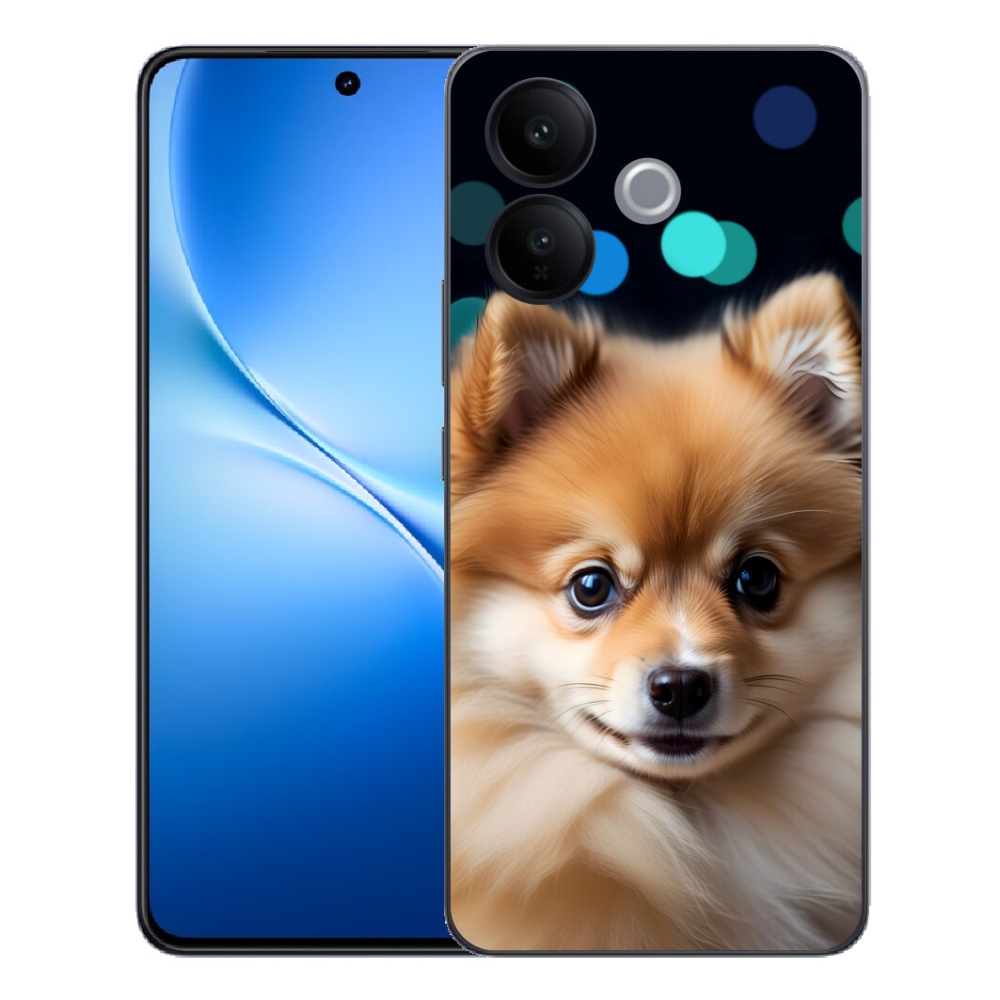 mmCase gél tok a Vivo V70 Lite 5G-hez – aranyos pomerániai