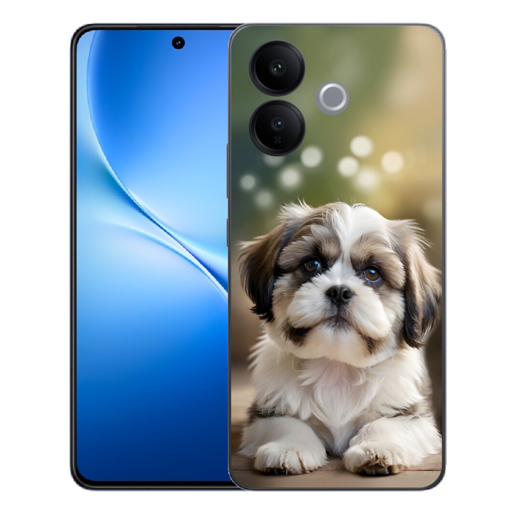 mmCase gél tok a Vivo V70 Lite 5G-hez – aranyos shih-tzu