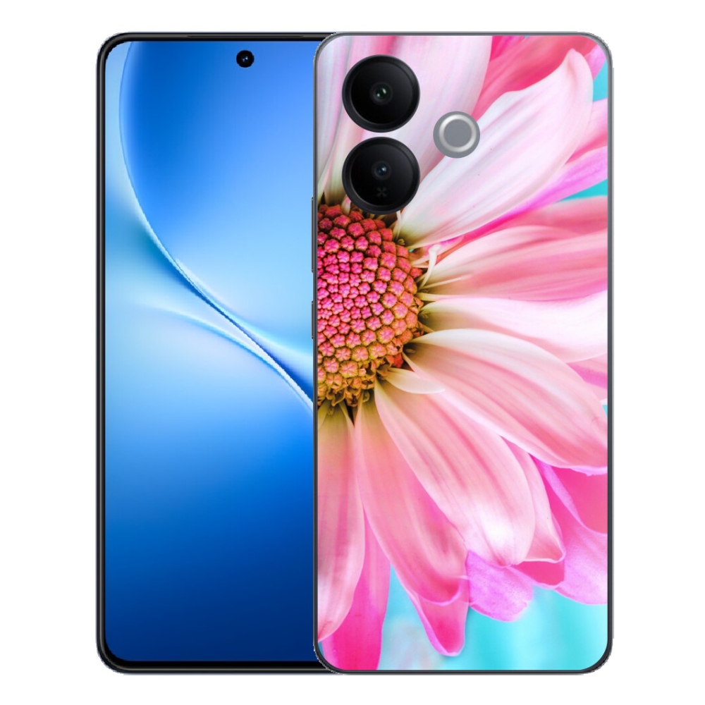 mmCase géltok a Vivo V70 Lite 5G-hez – rózsaszín virág