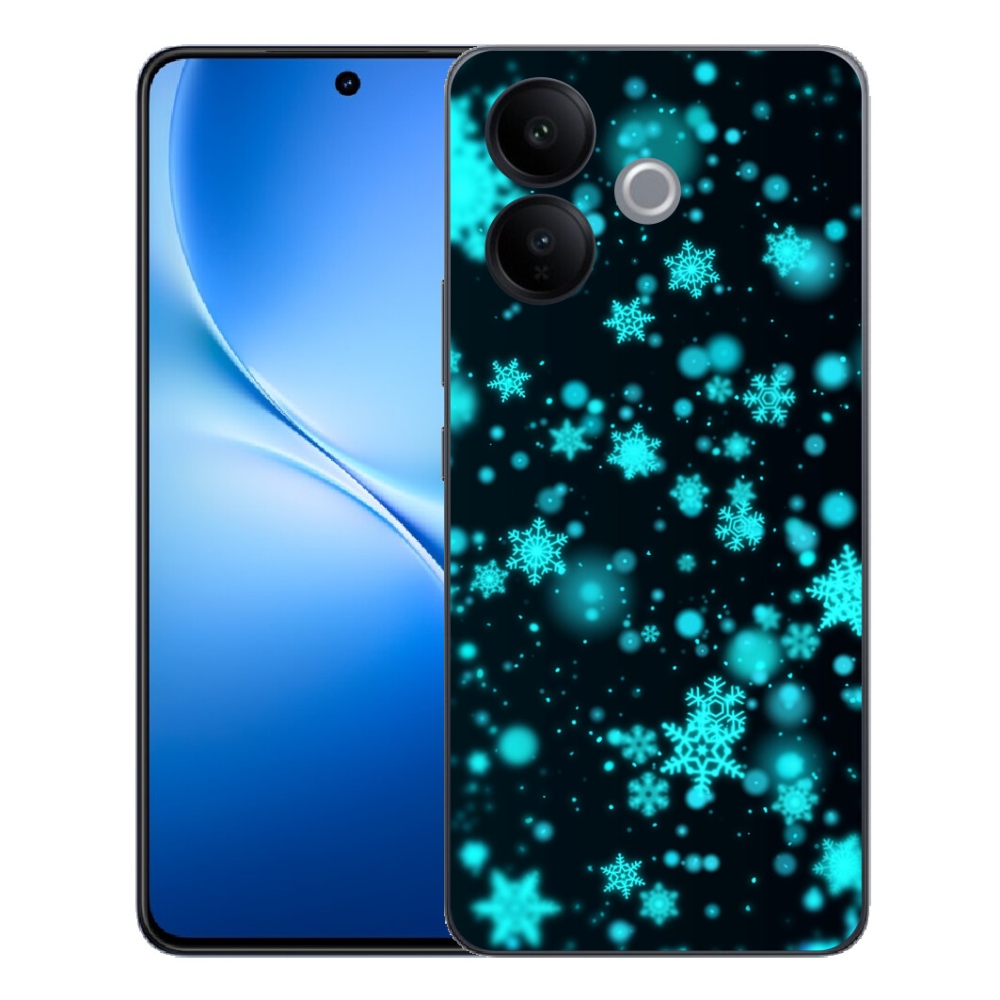 mmCase gél tok a Vivo V70 Lite 5G-hez – hópelyhek 1