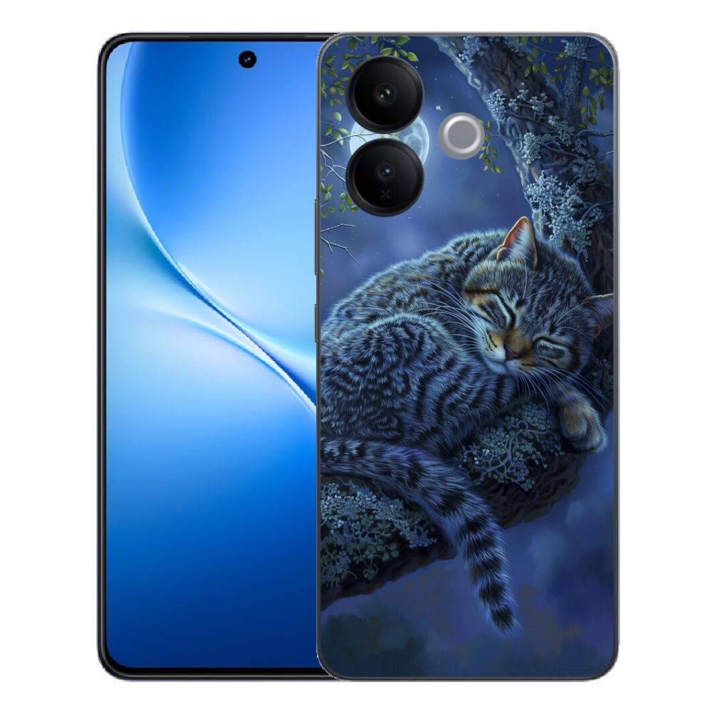 mmCase géltok a Vivo V70 Lite 5G-hez – alvó macska