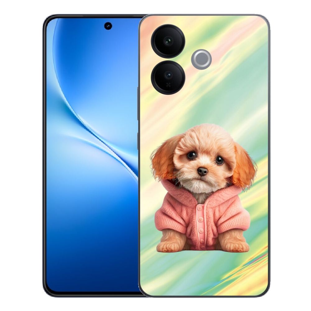 mmCase géltok a Vivo V70 Lite 5G-hez – pulóveres kiskutya