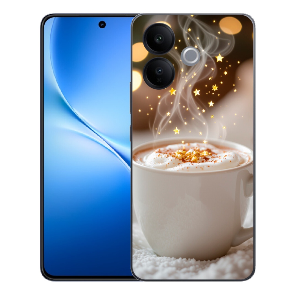 mmCase gél tok a Vivo V70 Lite 5G-hez – karácsonyi forró ital