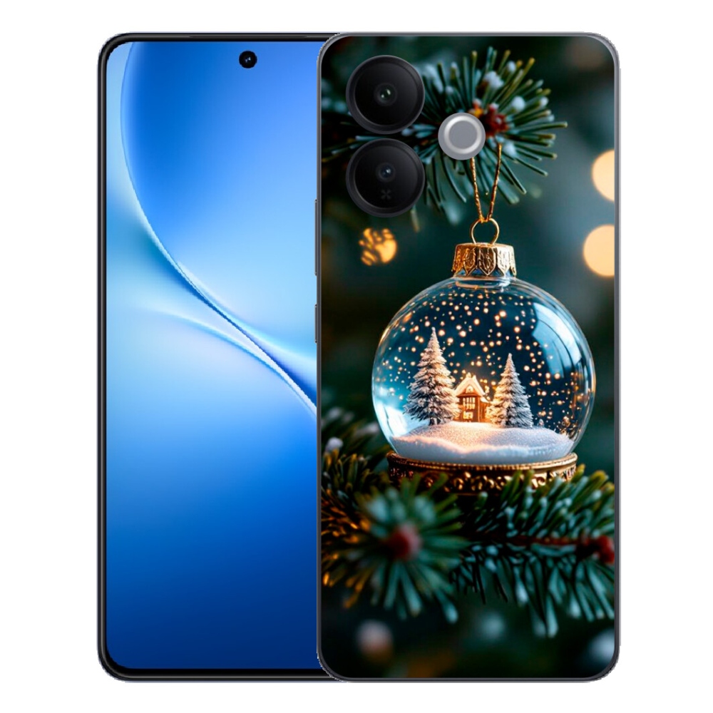 mmCase gél tok a Vivo V70 Lite 5G-hez – karácsonyi gömb 2
