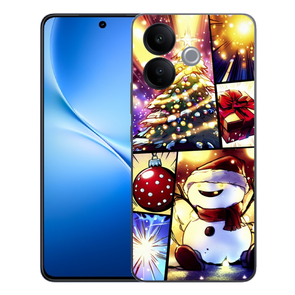 mmCase géltok a Vivo V70 Lite 5G-hez – karácsonyi motívumok 1