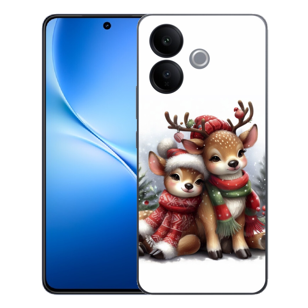 mmCase géltok a Vivo V70 Lite 5G-hez – karácsonyi rénszarvasok