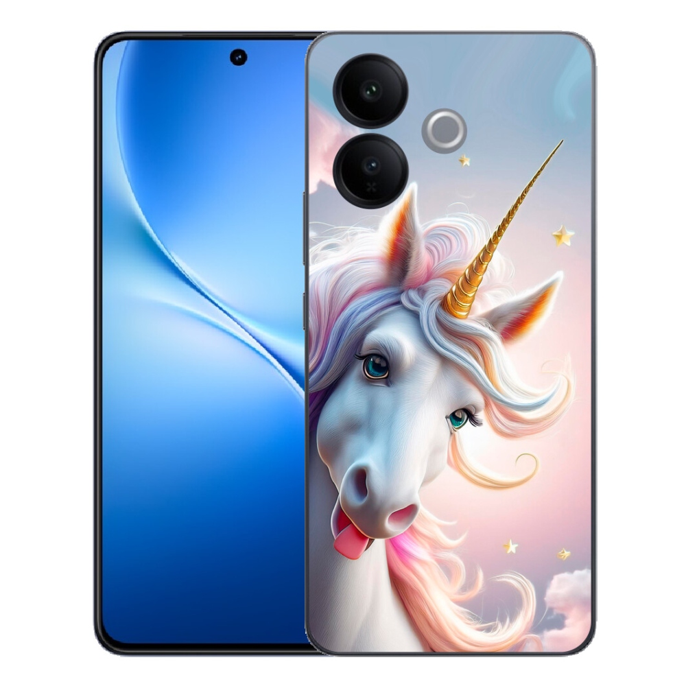 mmCase géltok a Vivo V70 Lite 5G-hez – vidám egyszarvú