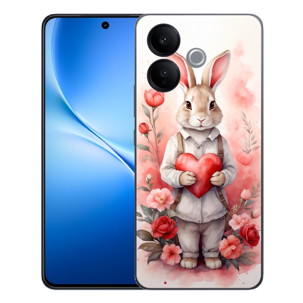 mmCase géltok a Vivo V70 Lite 5G-hez – nyuszi szívecskével