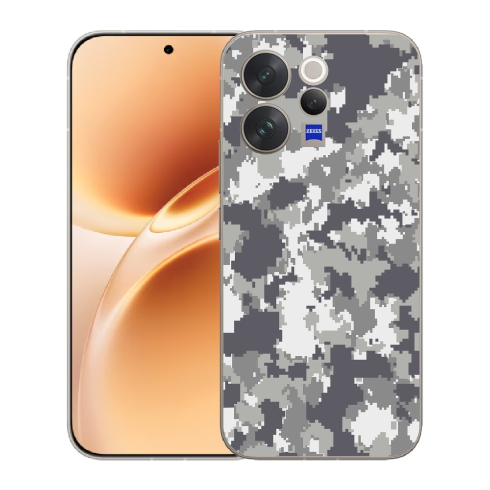 mmCase géltok a Vivo V70-hez – kamuflázsminta 2