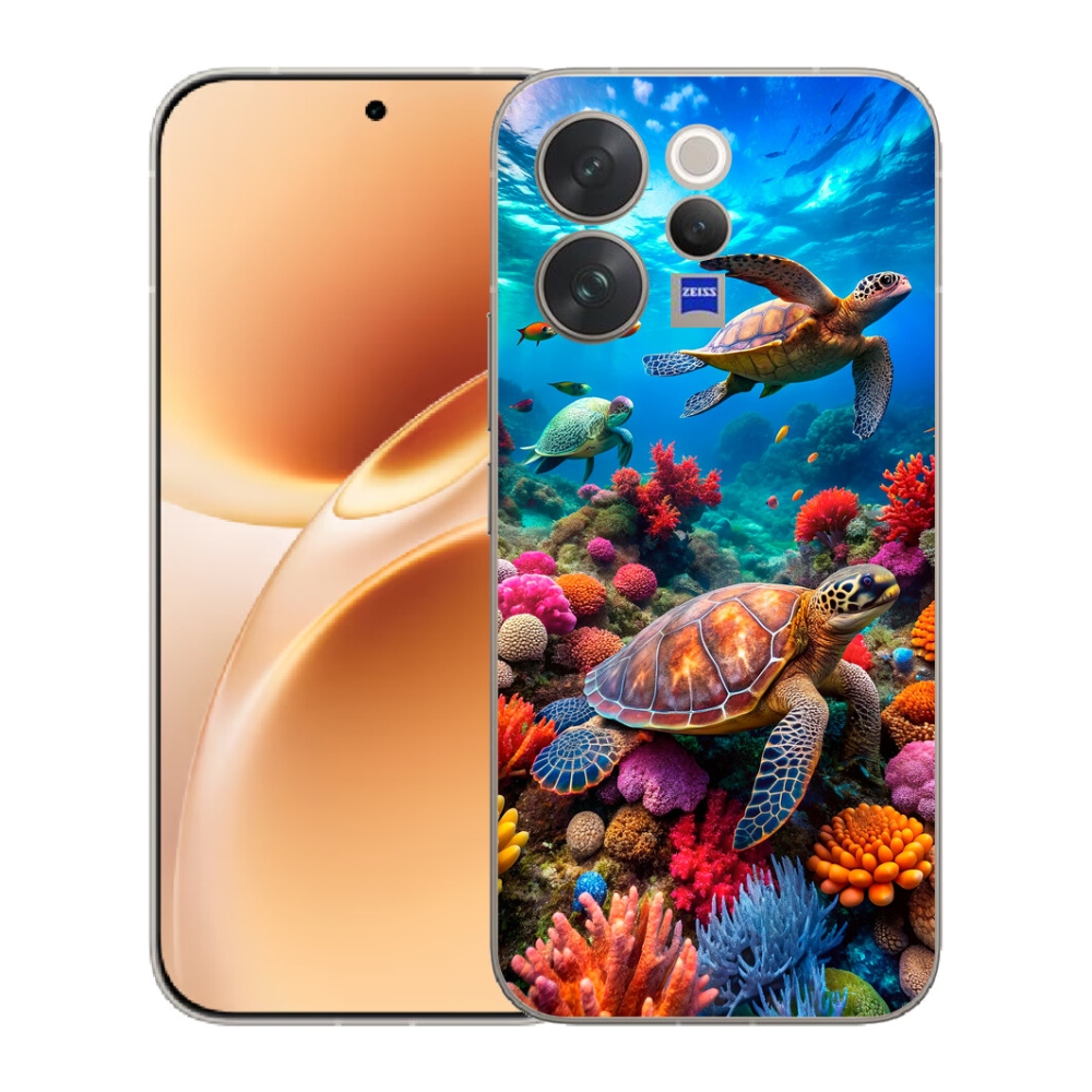mmCase gélhuzat a Vivo V70-hez – Tengeri világ 2