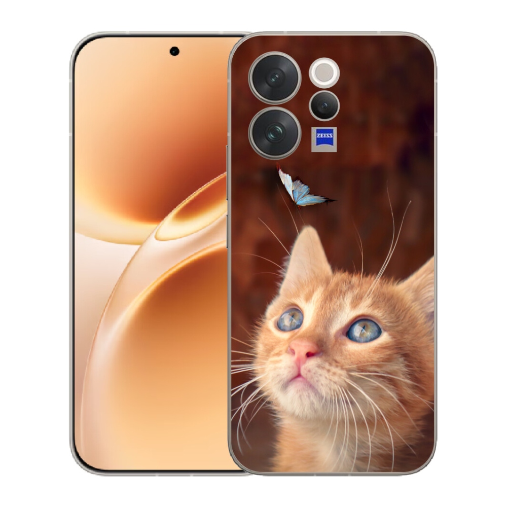 mmCase géltok a Vivo V70-hez – pillangó és cica