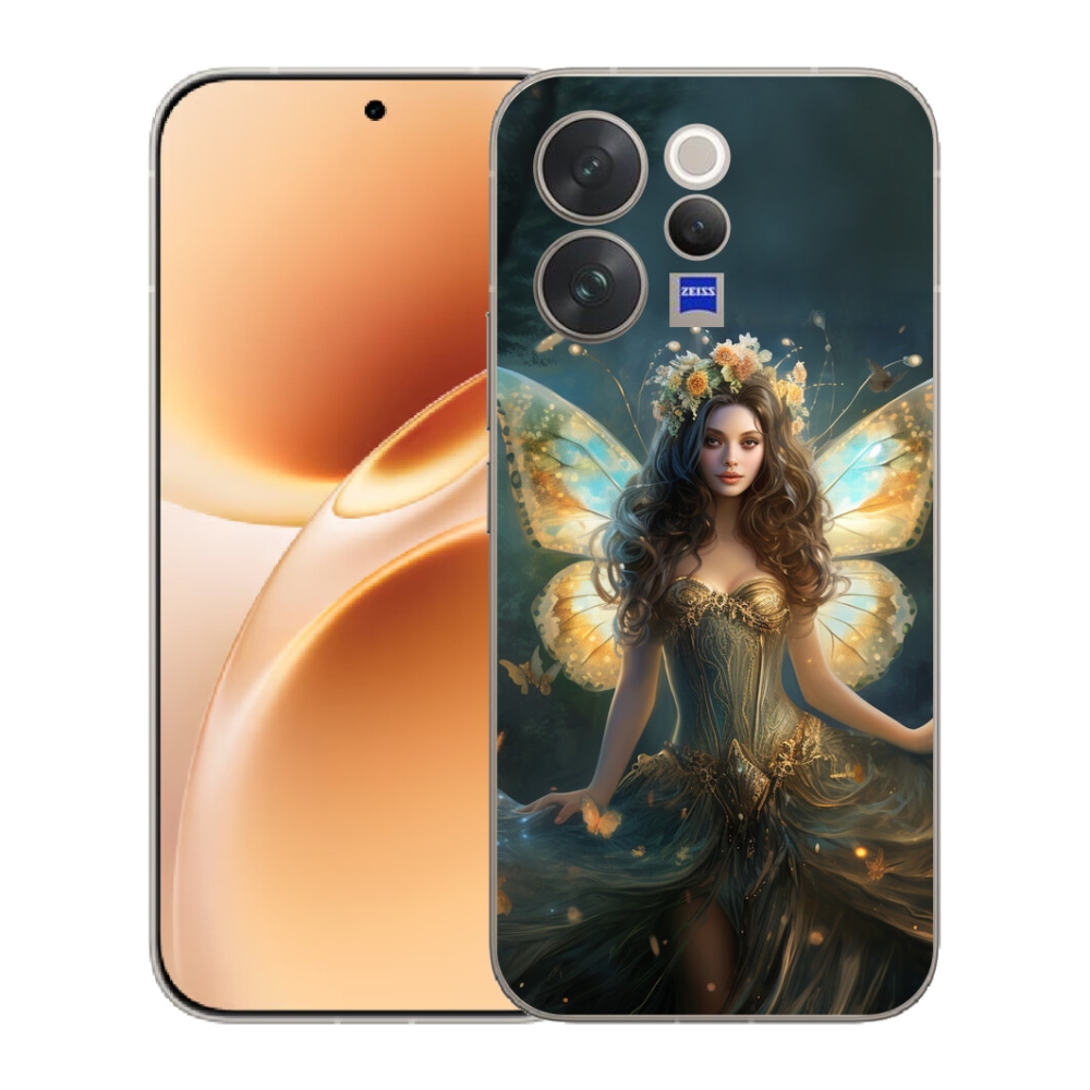 mmCase géltok a Vivo V70-hez – Pillangós nő
