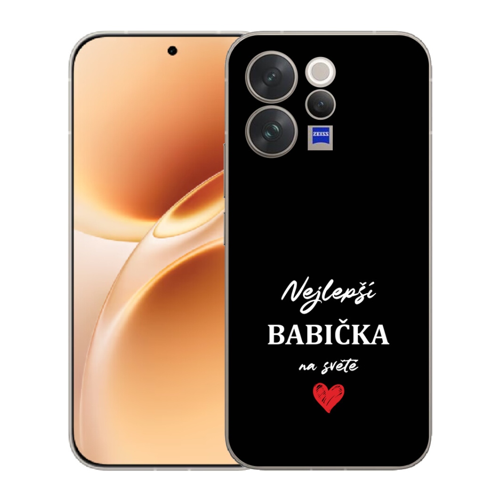 mmCase géltok a Vivo V70-hez – a legjobb nagymama 1, fekete háttérrel