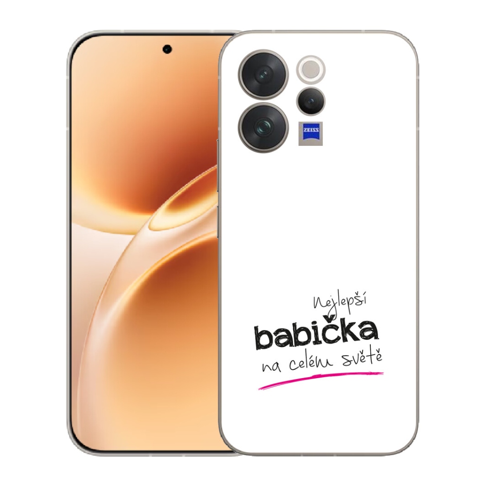 mmCase géltok a Vivo V70-hez – a legjobb nagymama 4 fehér háttérrel