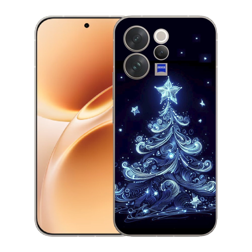 mmCase gél tok a Vivo V70-hez – neon karácsonyfa 4