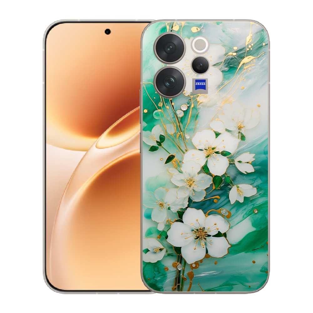 mmCase gél tok a Vivo V70-hez – finom virágok