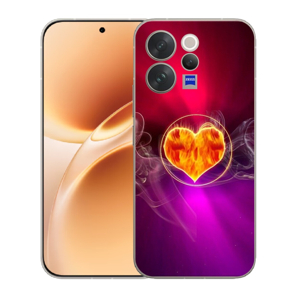 mmCase géltok a Vivo V70-hez – tüzes szív