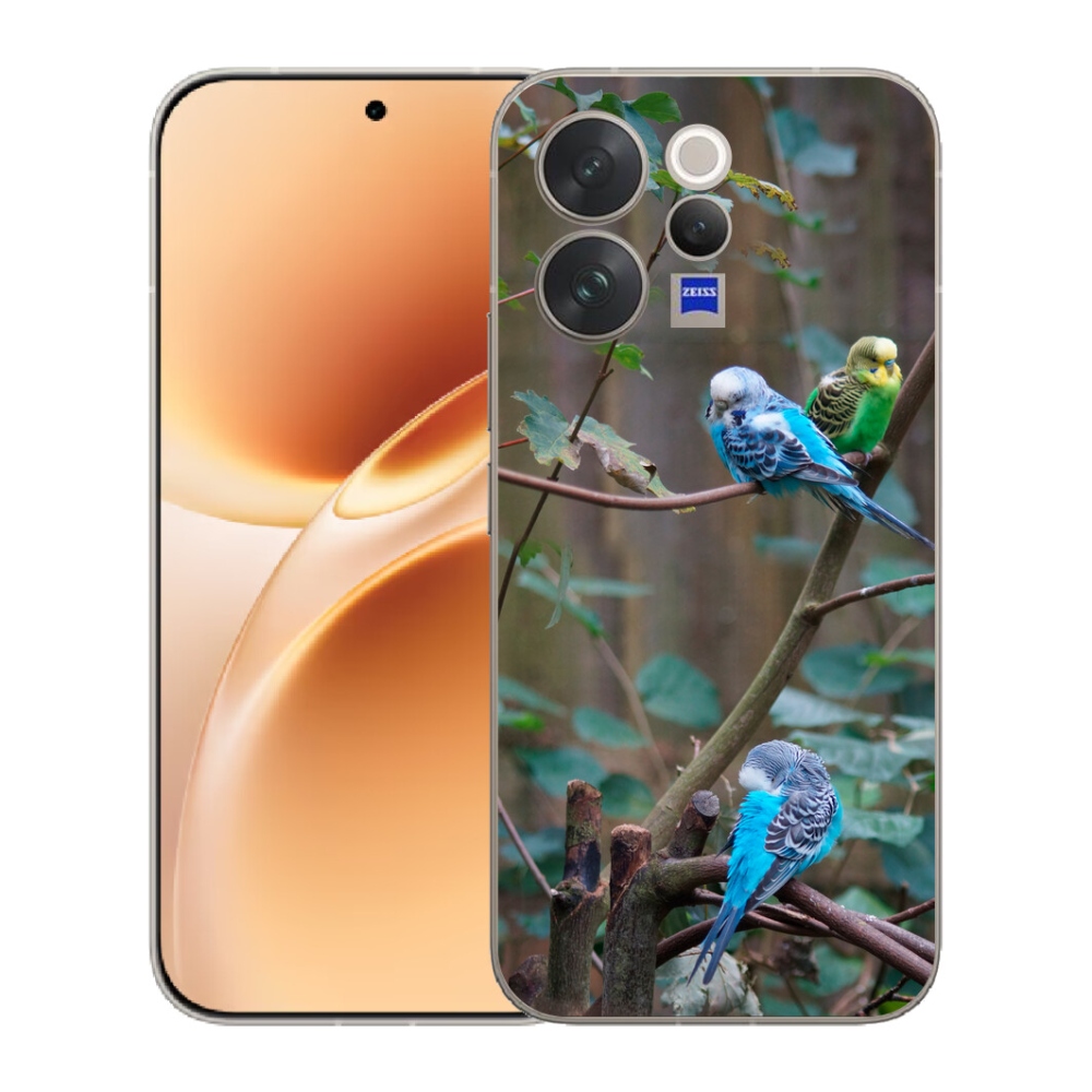 mmCase géltok a Vivo V70-hez – papagájok az ágon