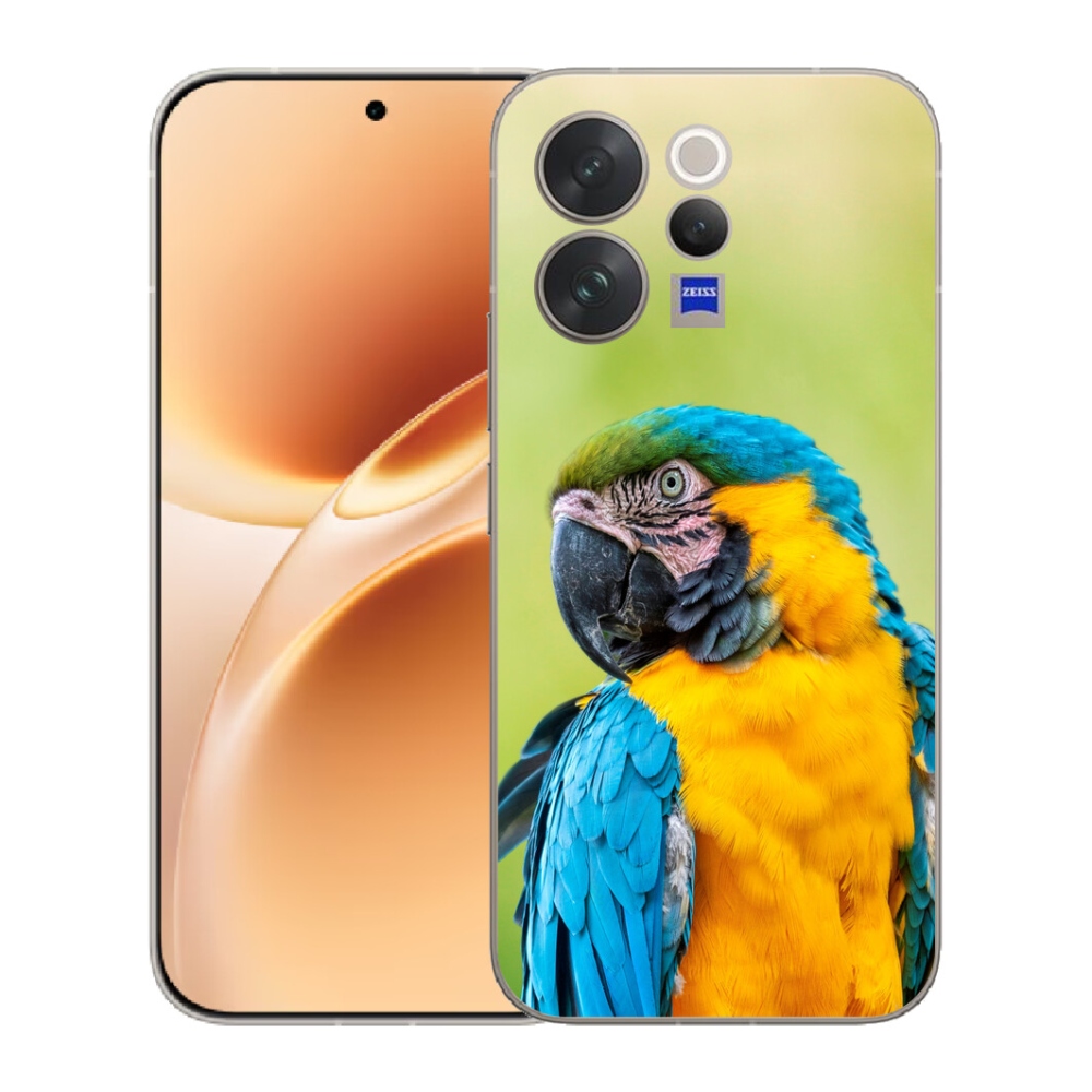 mmCase géltok a Vivo V70-hez – ara papagáj 2