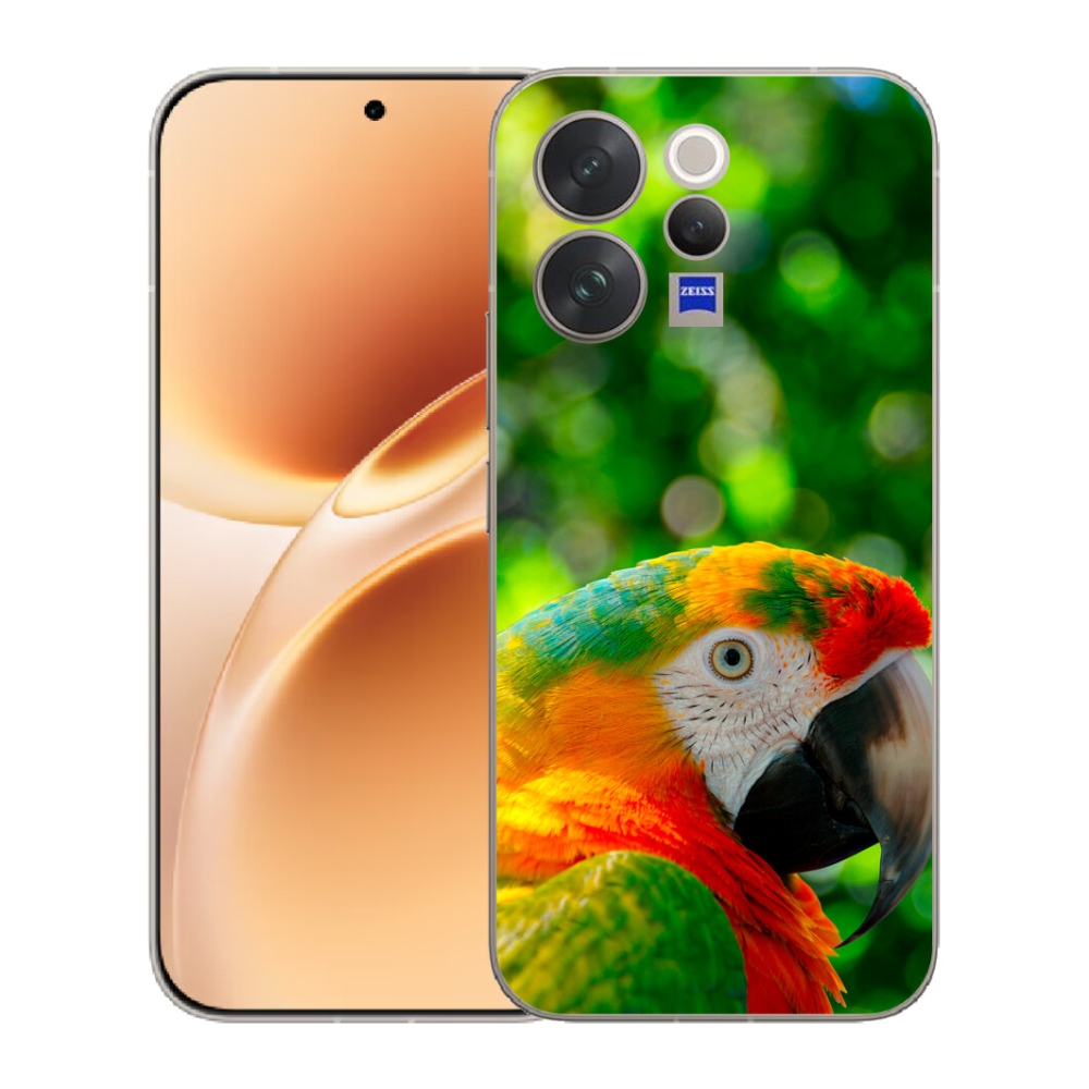 mmCase géltok a Vivo V70-hez – ara papagáj 3