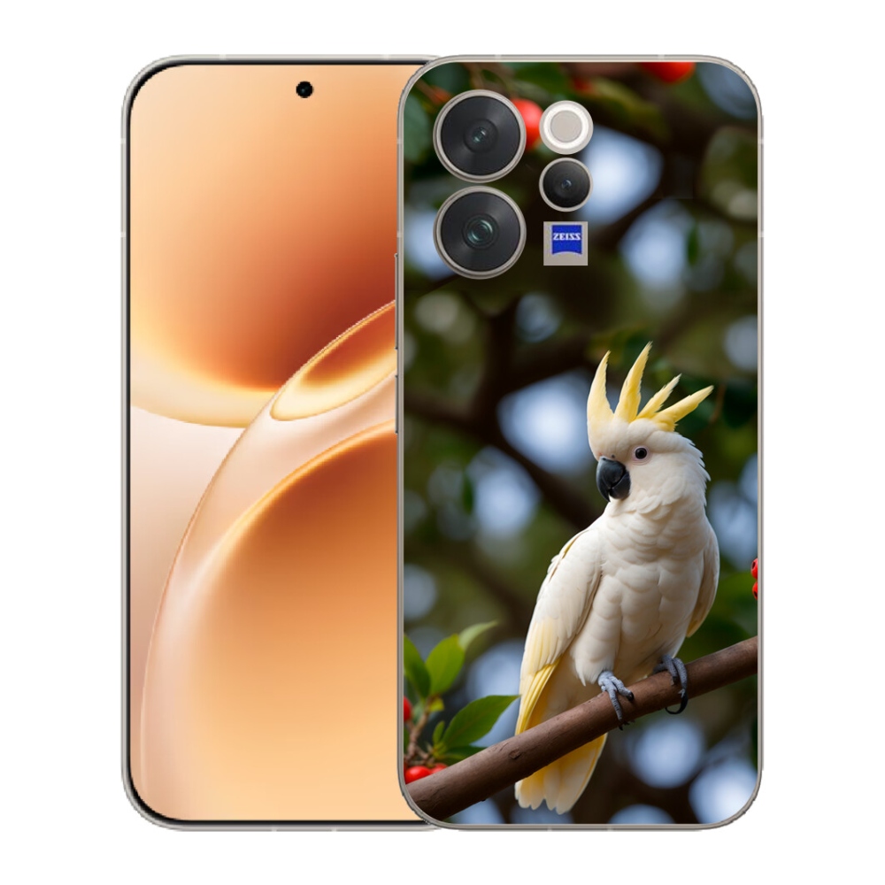 mmCase géltok a Vivo V70-hez – kakadu papagáj 3