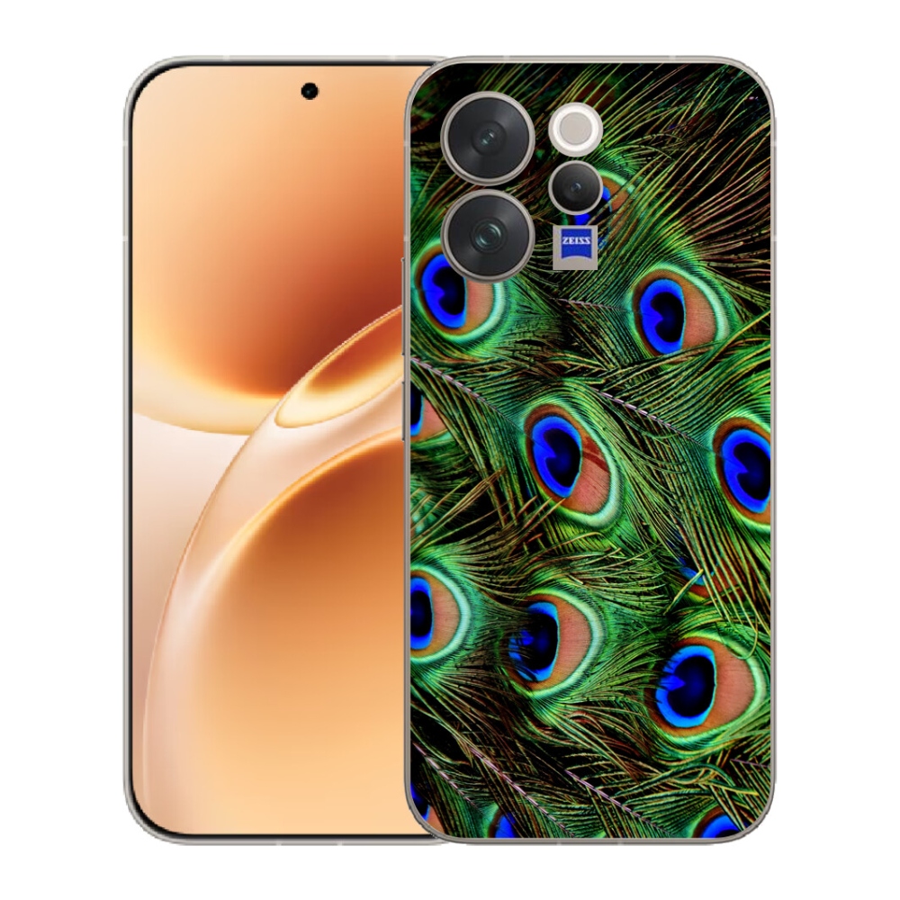 mmCase gélhuzat a Vivo V70-hez – pávatoll