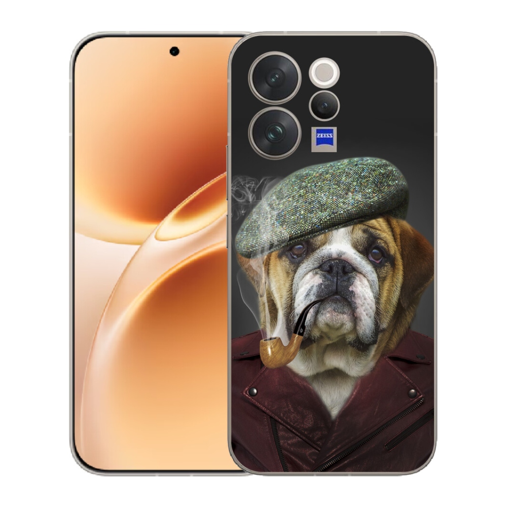 mmCase géltok a Vivo V70-hez – pipázó kutya
