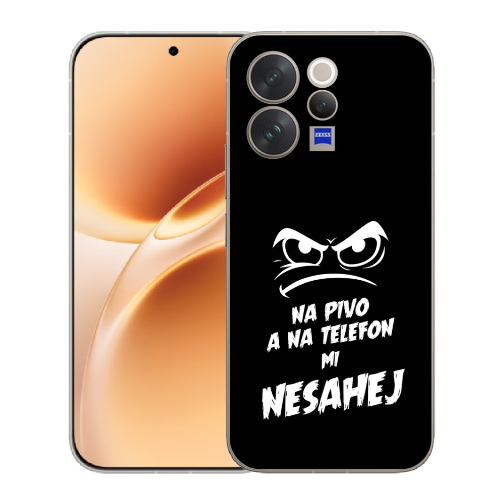 mmCase géltok a Vivo V70-hez – sörös motívum 2, fekete háttérrel