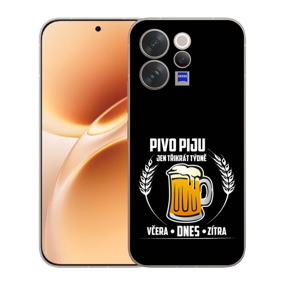mmCase géltok a Vivo V70-hez – sörös motívum, fekete háttér
