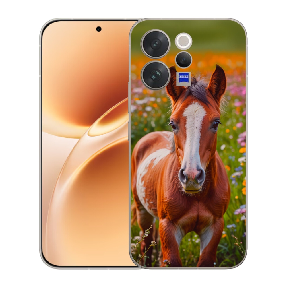 mmCase gél tok a Vivo V70-hez – aranyos csikó