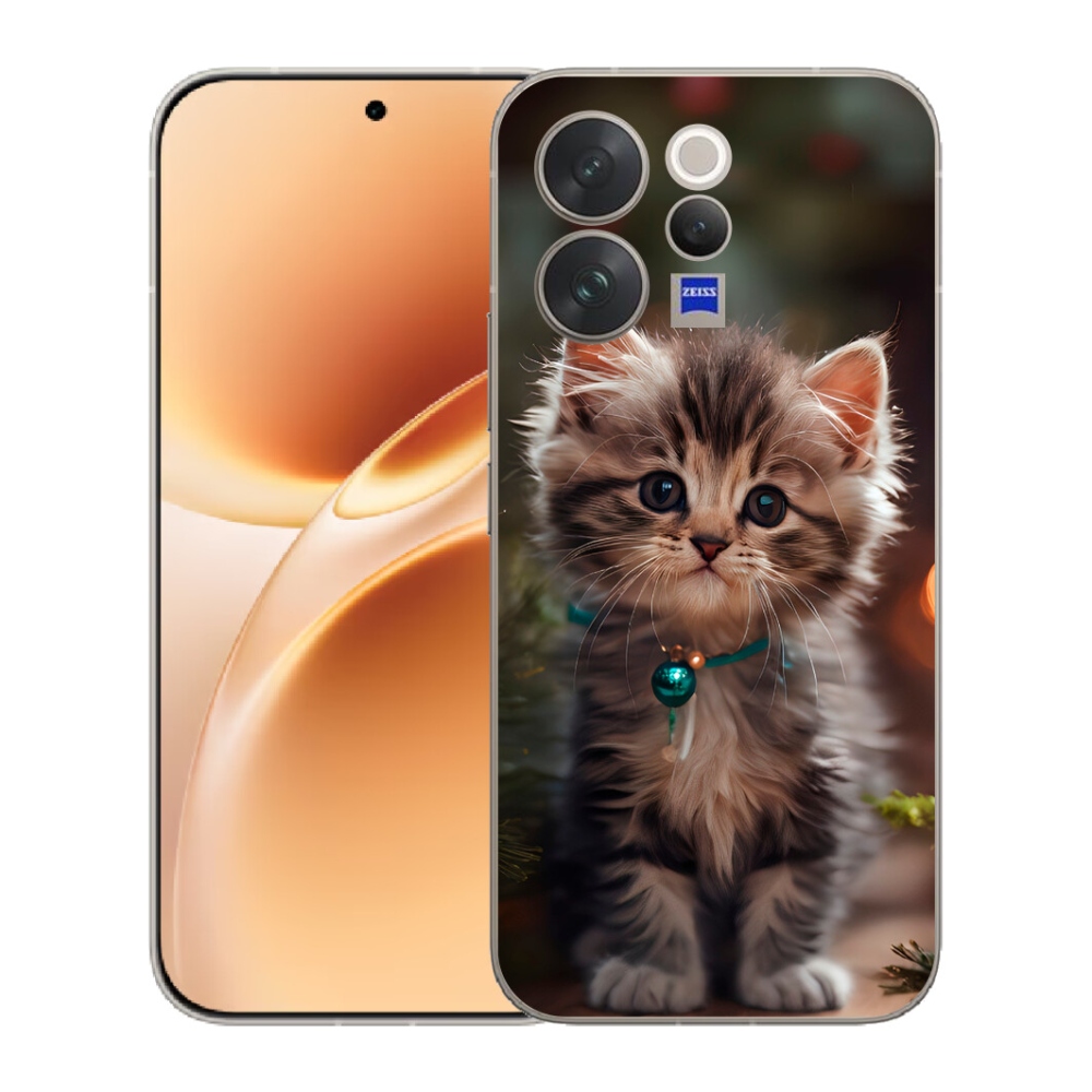 mmCase gél tok a Vivo V70-hez – aranyos cica 11