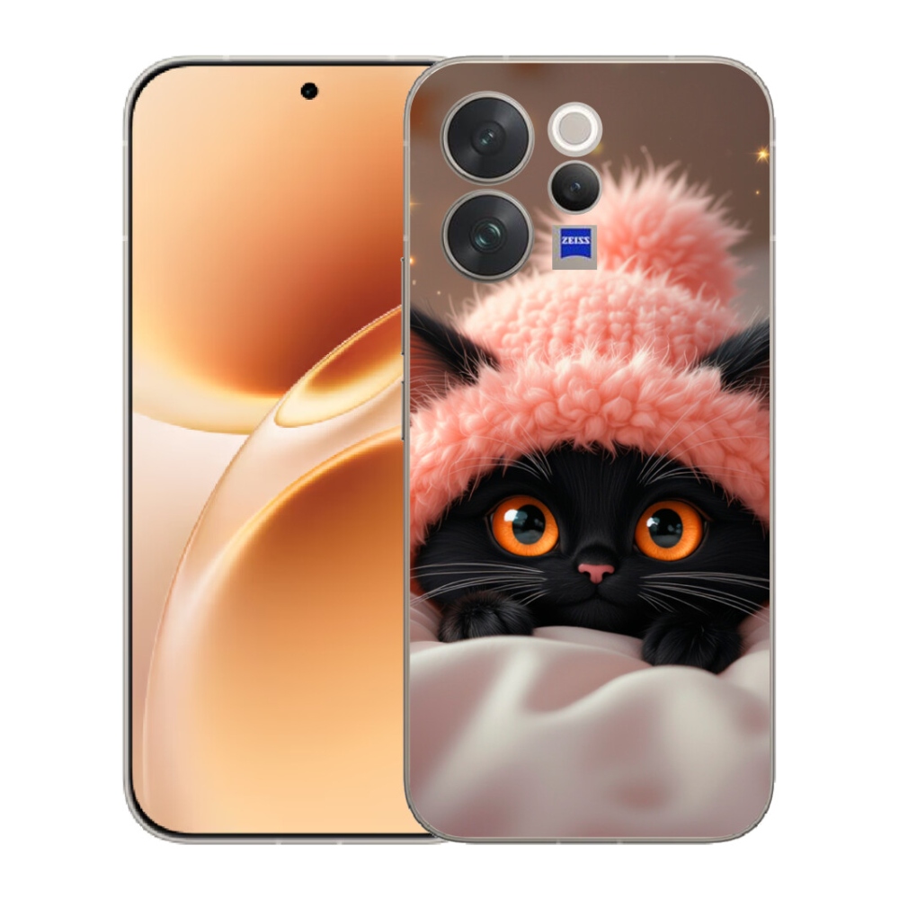 mmCase gél tok a Vivo V70-hez – aranyos cica 7