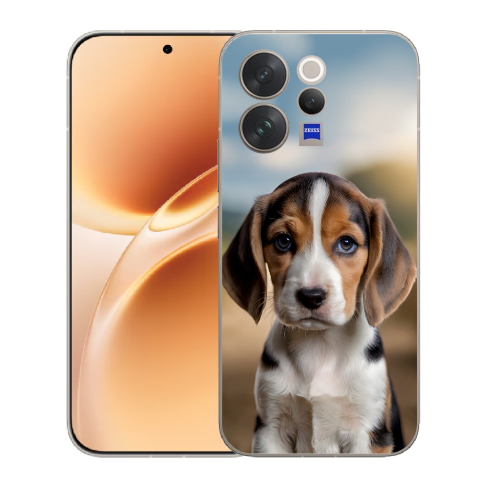 mmCase gél tok a Vivo V70-hez – aranyos beagle