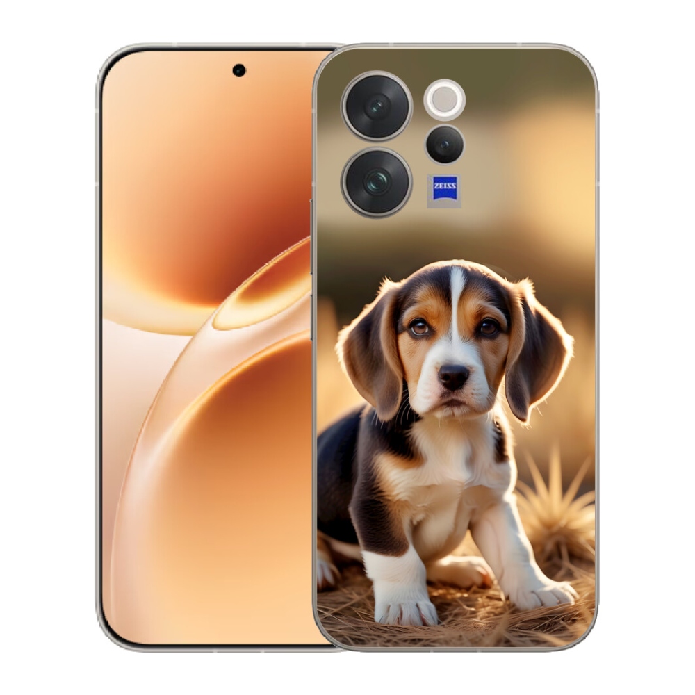 mmCase gél tok a Vivo V70-hez – aranyos beagle