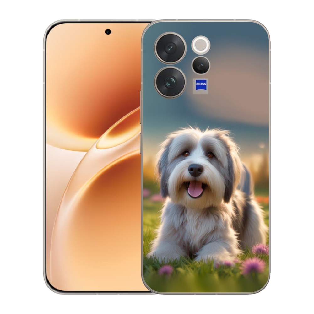 mmCase gél tok a Vivo V70-hez – aranyos havannai kutyus