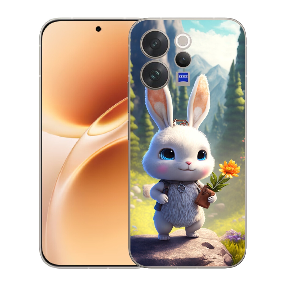 mmCase gél tok a Vivo V70-hez – aranyos nyuszi