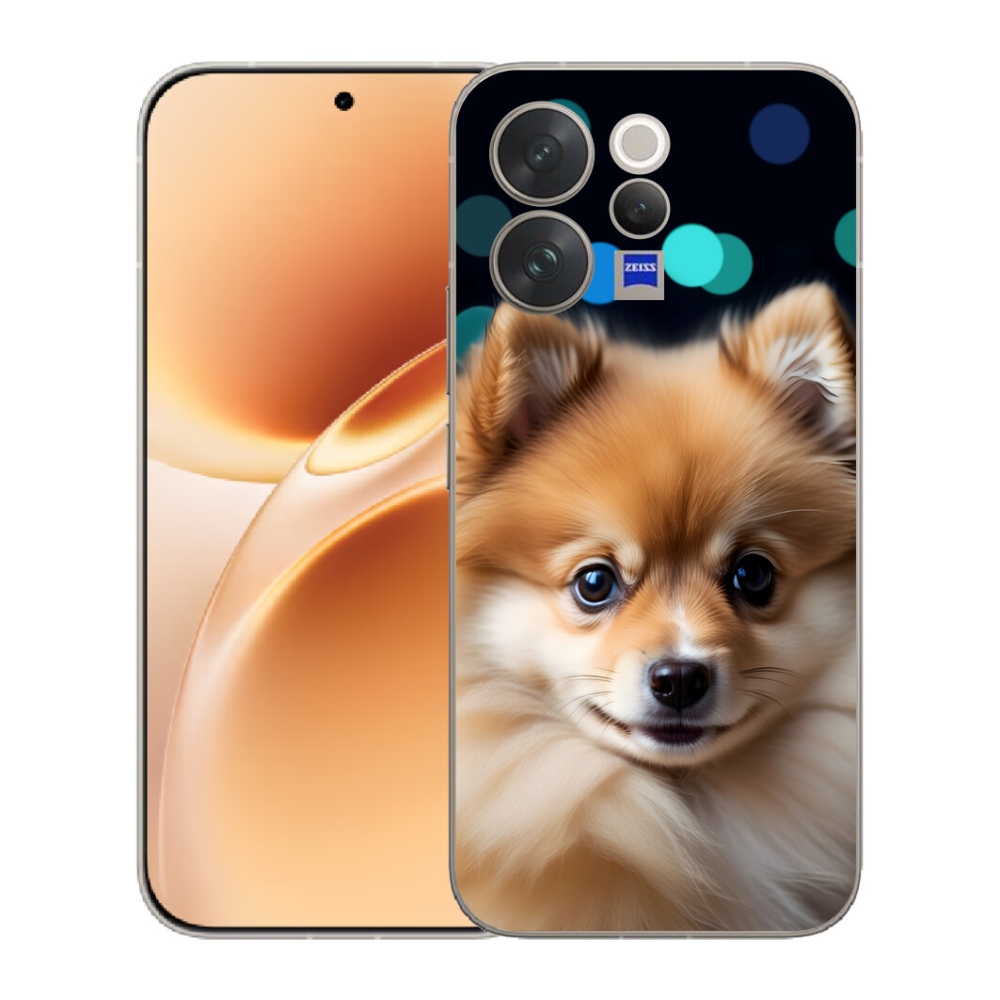 mmCase gél tok a Vivo V70-hez – aranyos pomerániai