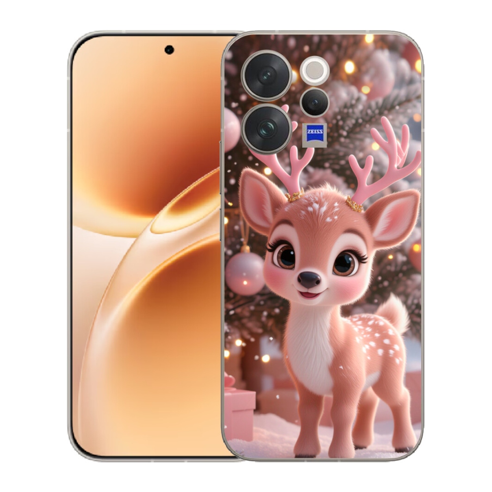 mmCase géltok a Vivo V70-hez – aranyos rénszarvas