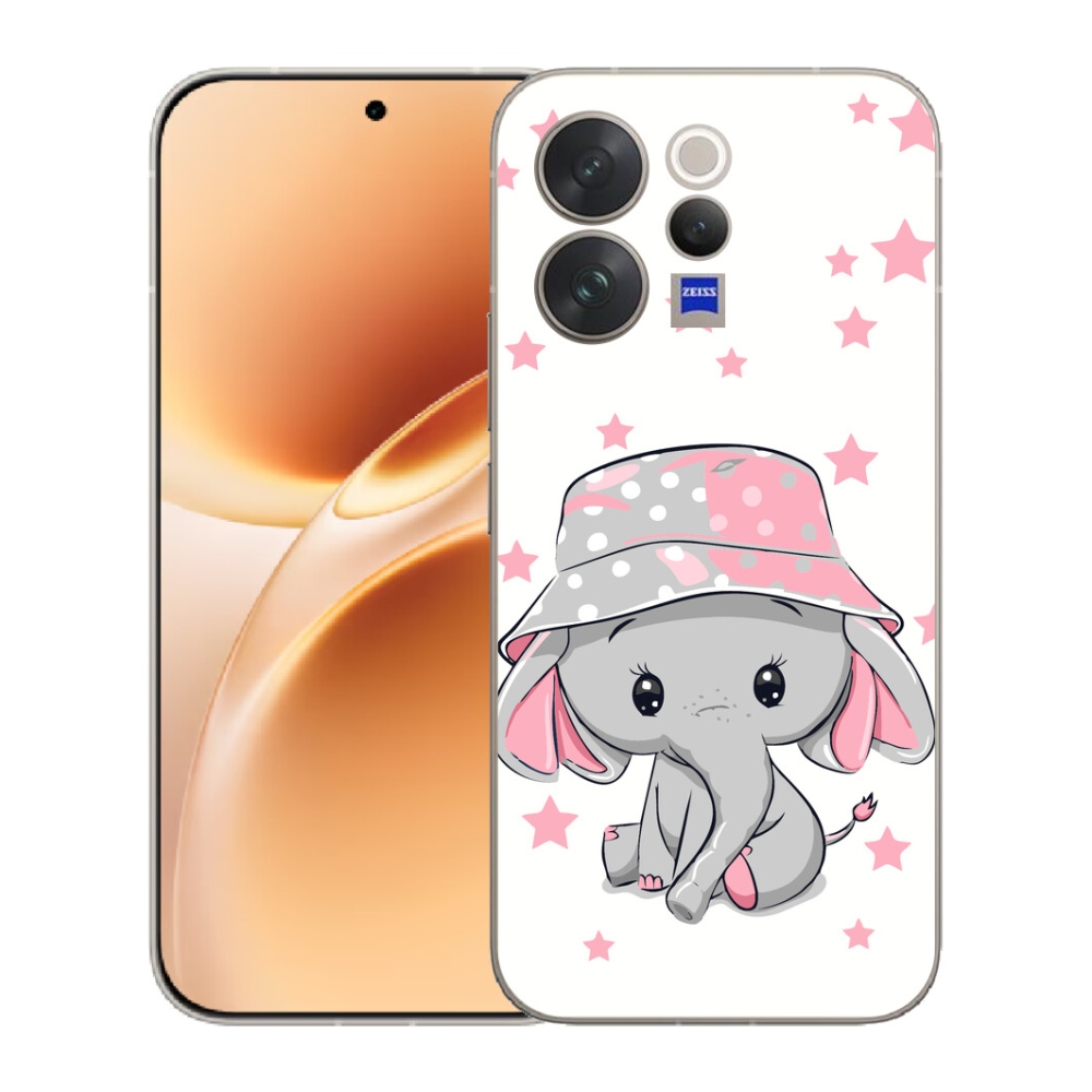 mmCase géltok a Vivo V70-hez – rózsaszín elefánt