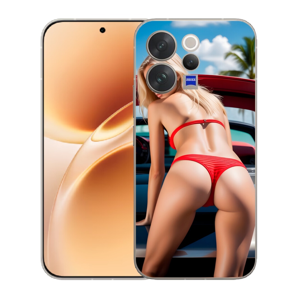 mmCase gélhuzat a Vivo V70-hez – szexi nő 2