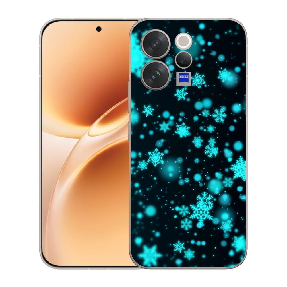 mmCase gél tok a Vivo V70-hez – hópelyhek 1