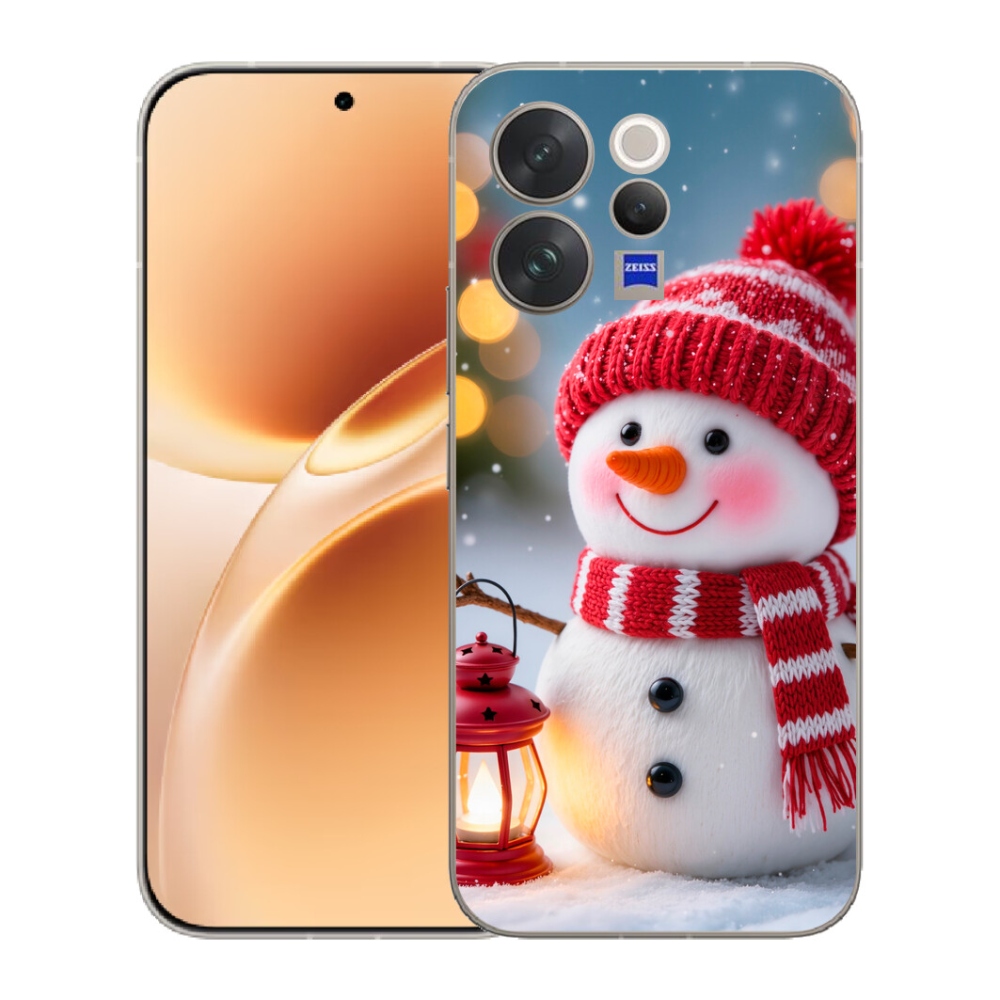 mmCase géltok a Vivo V70-hez – hóember 2
