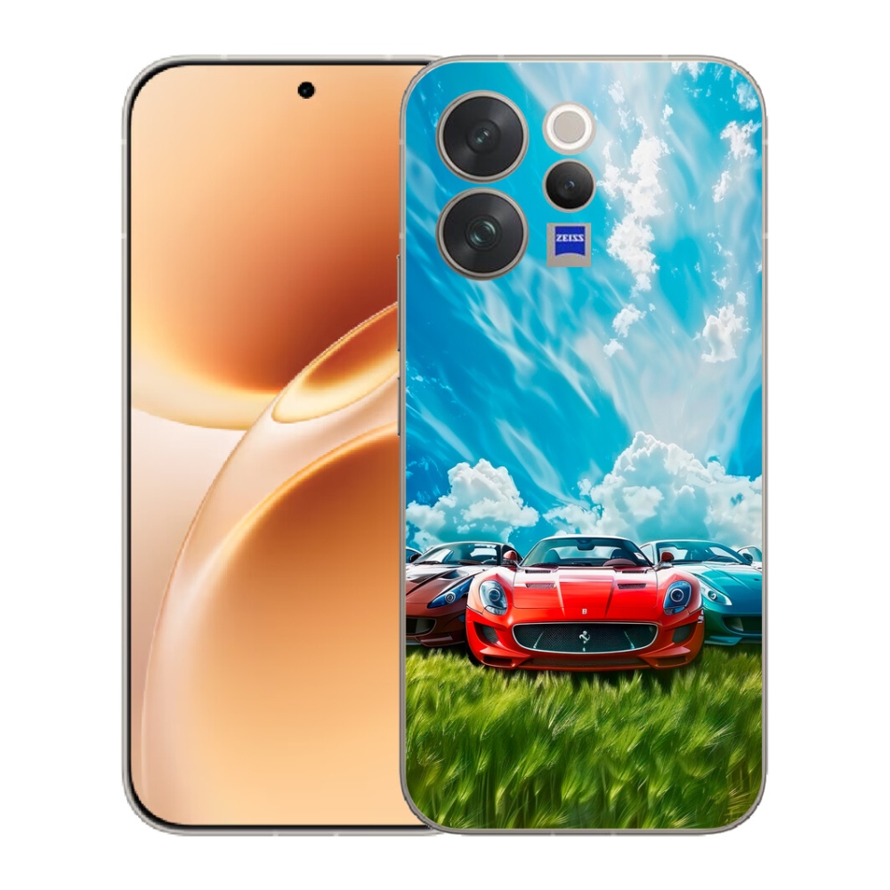 mmCase gél tok a Vivo V70-hez – sportautók