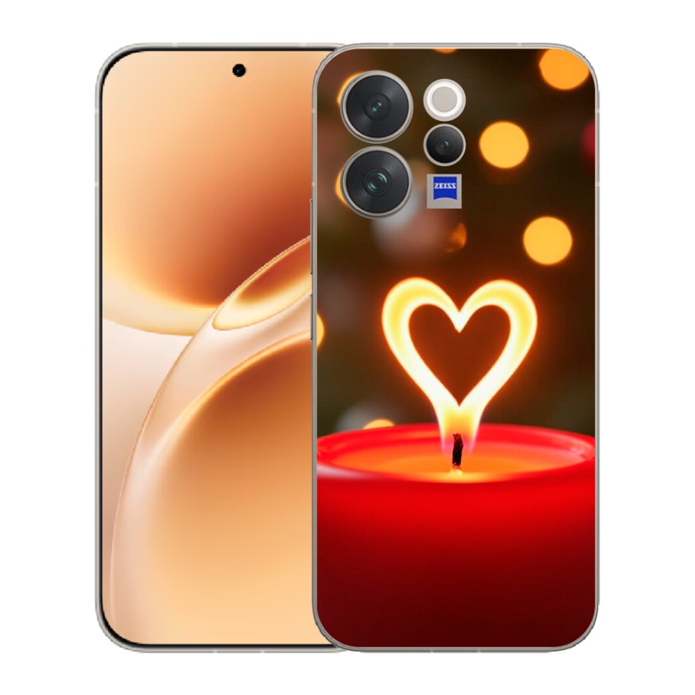 mmCase géltok a Vivo V70-hez – lángoló szív