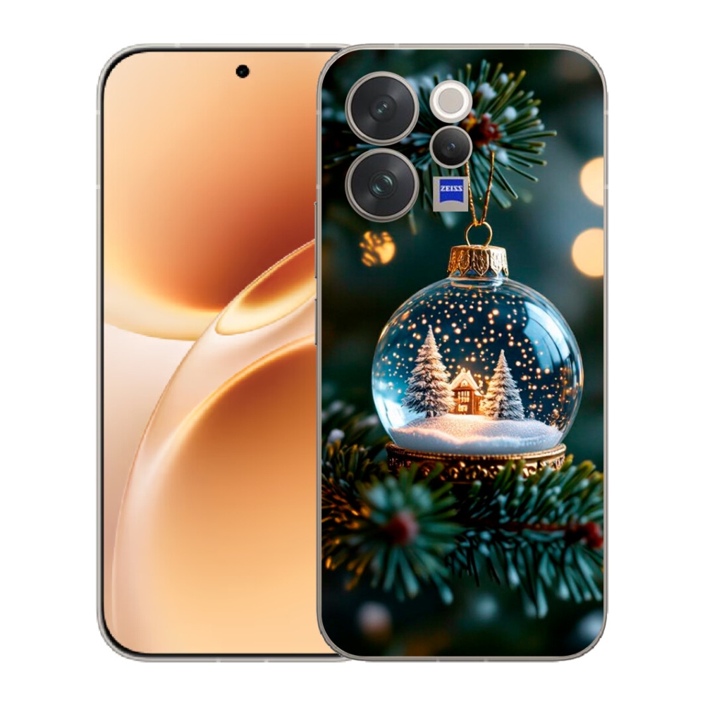 mmCase gél tok a Vivo V70-hez – karácsonyi gömb 2