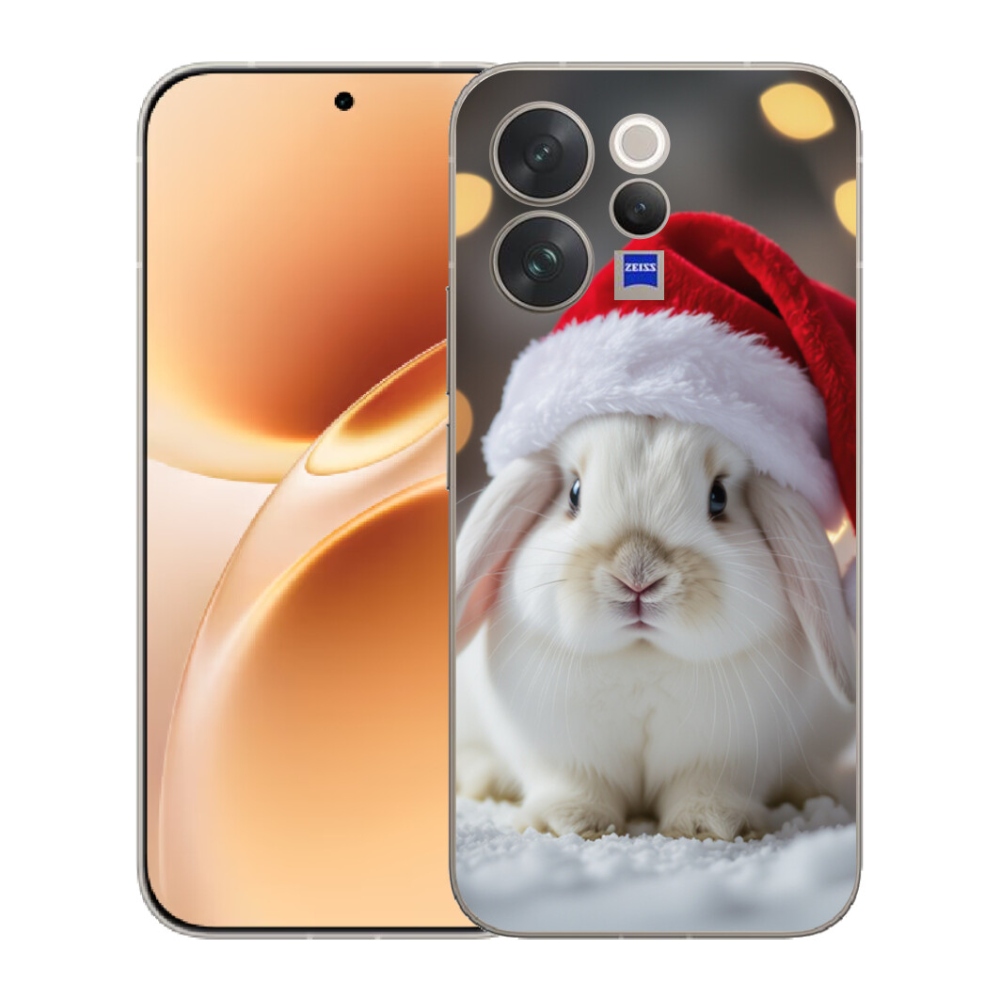 mmCase gél tok a Vivo V70-hez – karácsonyi nyuszi